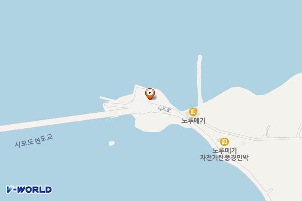 노루메기 위치 지도 — 인천광역시 옹진군 북도면 시도로 190