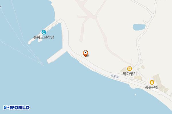 승봉리 선착장 공중화장실 위치 지도 — 인천광역시 옹진군 자월면 승봉로 19