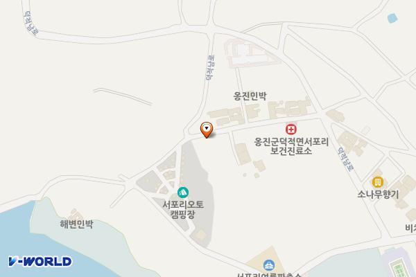 서포리 복지민박 앞 공중화장실 위치 지도 — 인천광역시 옹진군 덕적면 덕적남로625번길 31