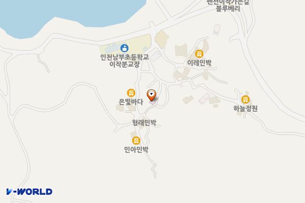 이작보건진료소 화장실 위치 지도 — 인천광역시 옹진군 자월면 대이작로70번안길 25-5