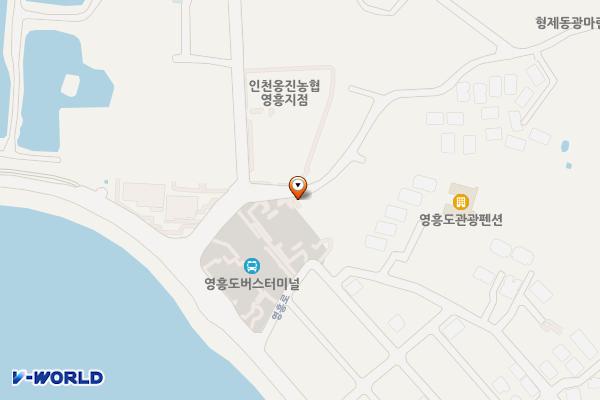 버스터미널 공중화장실 위치 지도 — 인천광역시 옹진군 영흥면 영흥로176번길 26