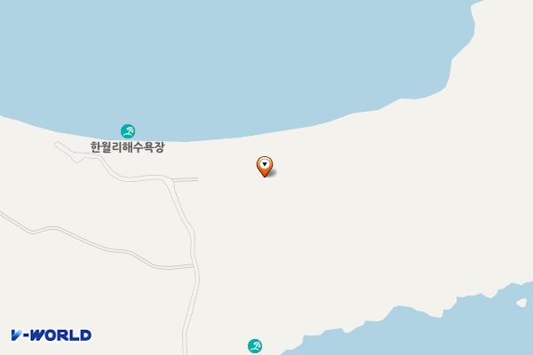 문갑도 한월리해변 공중화장실 위치 지도 — 인천광역시 옹진군 덕적면 문갑로 128
