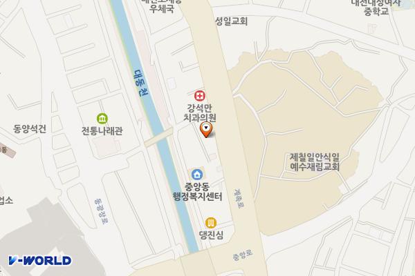 일등주유소 위치 지도 — 대전광역시 동구 계족로249