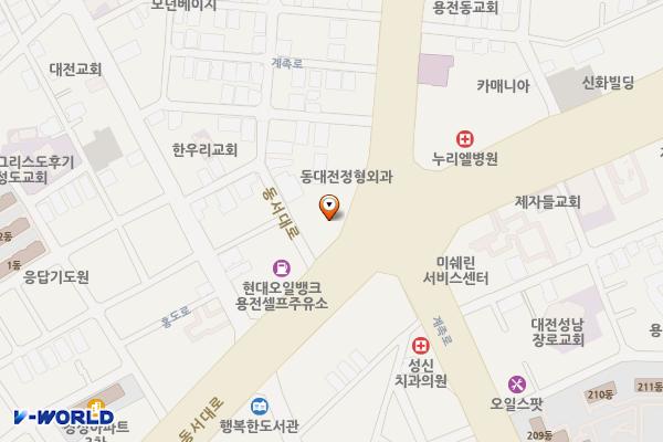 부광빌딩 위치 지도 — 대전광역시 동구 동서대로1629-6