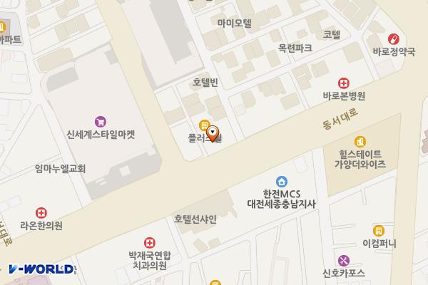 대전시외버스 종합터미널 위치 지도 — 대전광역시 동구 동서대로 1701