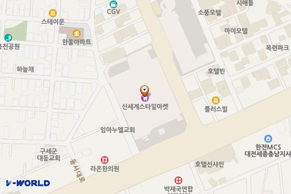 대전고속버스터미널 위치 지도 — 대전광역시 동구 동서대로 1689