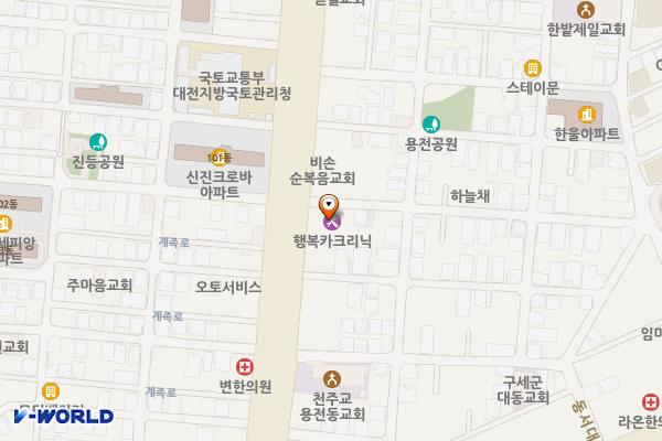 행복두배주유소 위치 지도 — 대전광역시 동구 계족로 436