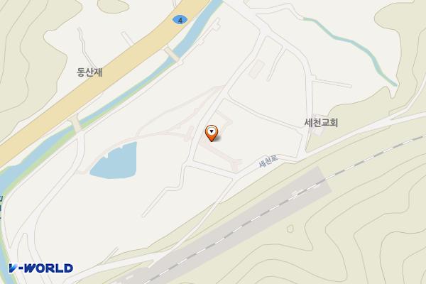 금강생태마당 위치 지도 — 대전광역시 동구 세천로8번길 33