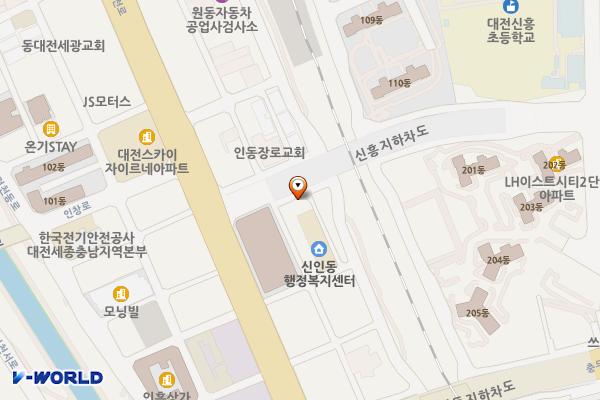 인동경노당 위치 지도 — 대전광역시 동구 충무로203번길 28-25