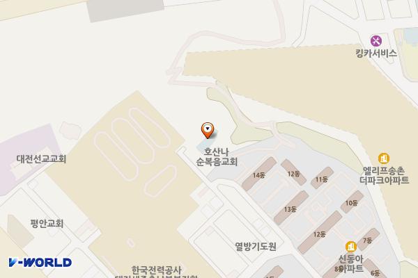 용전골프연습장 위치 지도 — 대전광역시 동구 한밭대로1237번길 86