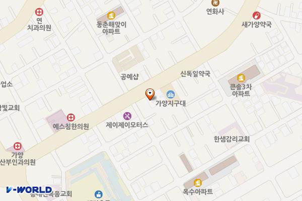 미소사랑 주유소 위치 지도 — 대전광역시 동구 우암로 300