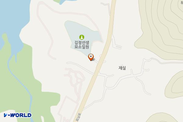 오동선(요골) 위치 지도 — 대전광역시 동구 신하동 274-1