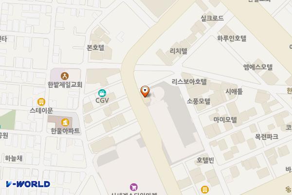 대전동부경찰서 용전지구대 위치 지도 — 대전광역시 동구 동서대로1695번길54