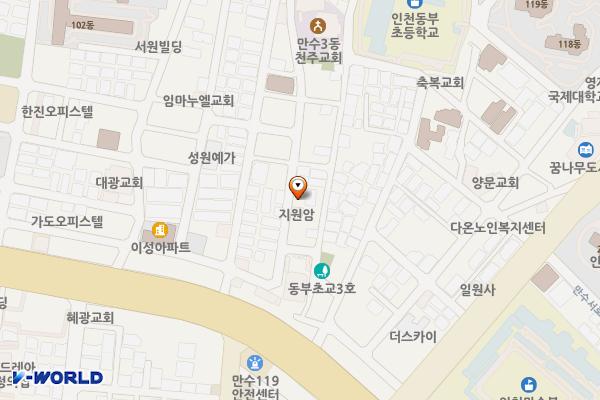 만월7호 위치 지도 — 인천광역시 남동구 서판로64번길 65-1 (만수동)