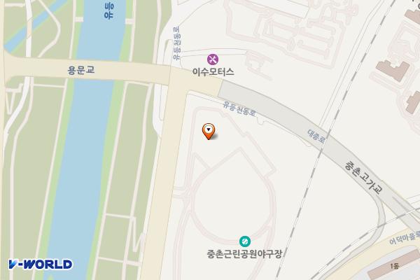 중촌근린공원 리틀야구장 공중화장실 위치 지도 — 대전광역시 중구 중촌동 258-1
