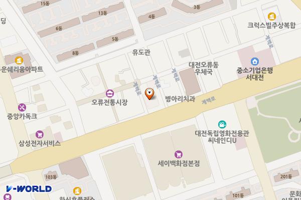 서대전성결교회(본관) 개방화장실 위치 지도 — 대전광역시 중구 계백로1699(오류동)