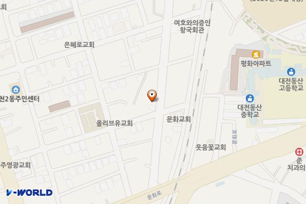 서대전육교 아래 공중화장실 위치 지도 — 대전광역시 중구 계백로 1646번길 98 (유천2동)