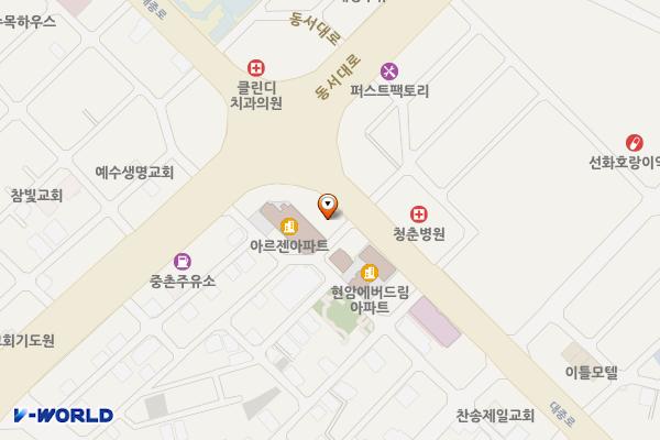삼하빌딩(2층) 개방화장실 위치 지도 — 대전광역시 중구 대종로611(선화동)