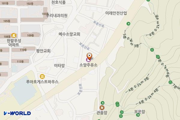 소망주유소 개방화장실 위치 지도 — 대전광역시 중구 보문산로 307(문화동)