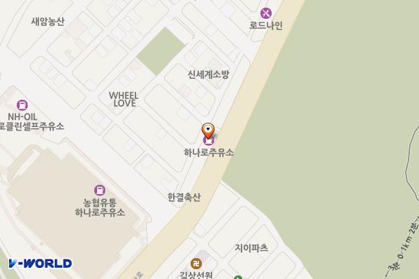 하나로셀프주유소 개방화장실 위치 지도 — 대전광역시 중구 대둔산로 211(안영동)