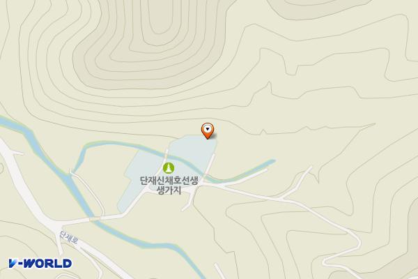단재신채호선생생가지 공중화장실 위치 지도 — 대전광역시 중구 단재로229번길 47 (어남동, 단재신채호선생생가)