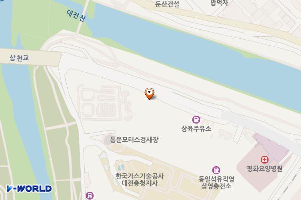 맘모스LPG충전소 개방화장실 위치 지도 — 대전광역시 중구 대전천서로767(중촌동)