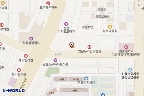 현대캐피탈 대전사옥 위치 지도 — 대전광역시 서구 둔산로 55