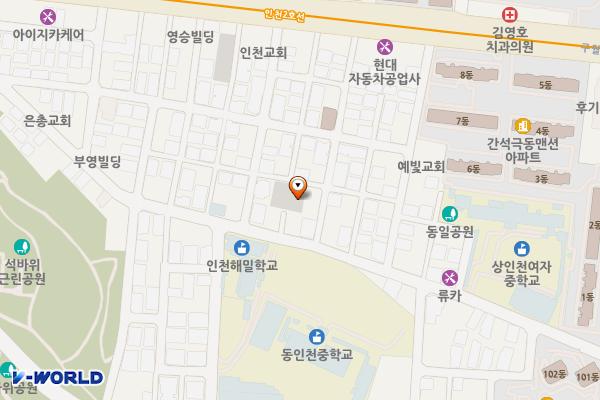 선진8길(정기차량전용) 위치 지도 — 인천광역시 남동구 간석1동 508-36