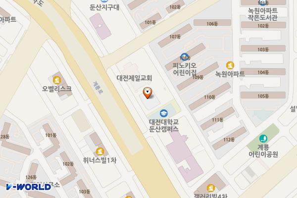 대전상공회의소 위치 지도 — 대전광역시 서구 대덕대로176번길 51