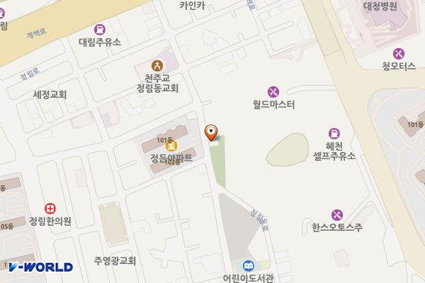 계림공원 위치 지도 — 대전광역시 서구 계백로1300번길 43