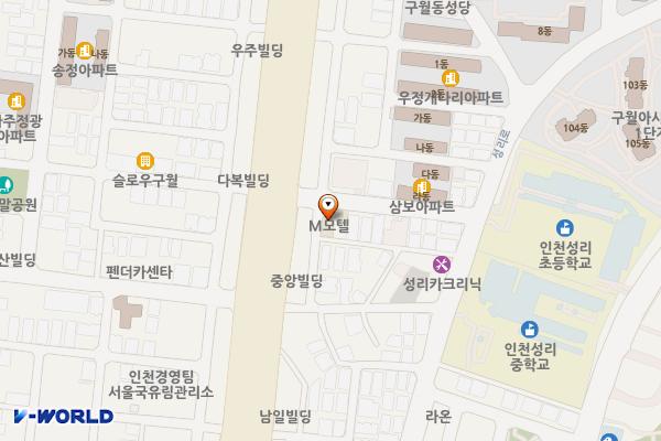 성리(정기차량전용) 위치 지도 — 인천광역시 남동구 남동대로712번길 8 (구월동)