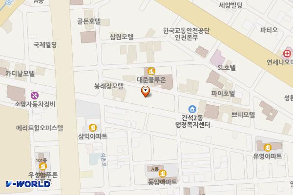 석촌로제1(정기차량전용) 위치 지도 — 인천광역시 남동구 간석2동 179-11