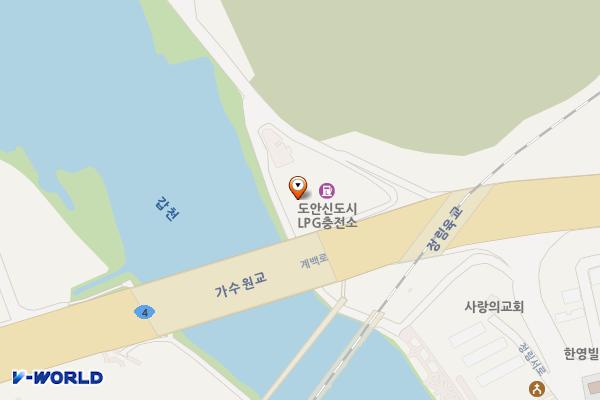 싱글벙글LPG충전소 위치 지도 — 대전광역시 서구 계백로1249번길 27 (정림동)