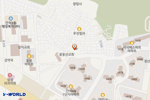 돌산마루2호(정기차량전용) 위치 지도 — 인천광역시 남동구 용천로176번길 55 (간석동)