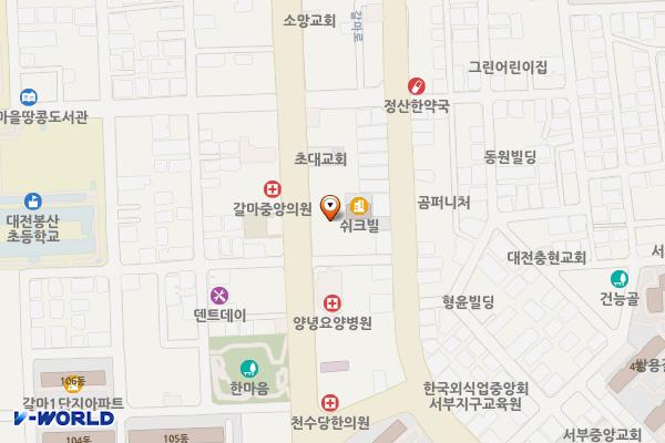 갈마주유소 위치 지도 — 대전광역시 서구 신갈마로 130 (갈마동)
