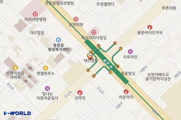 충남새마을회관 위치 지도 — 대전광역시 서구 계룡로 640