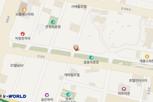 유성명물문화공원 위치 지도 — 대전광역시 유성구 계룡로123번길 52 (봉명동)