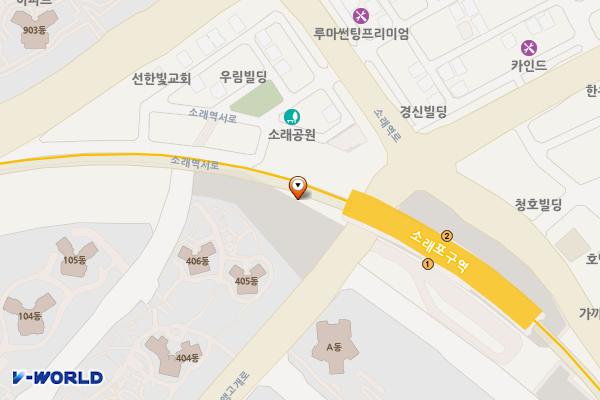 소래제3 위치 지도 — 인천광역시 남동구 논현고잔동 749-3