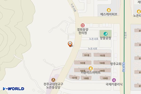 촌정선곤드레밥 위치 지도 — 대전광역시 유성구 노은서로 125 (노은동)