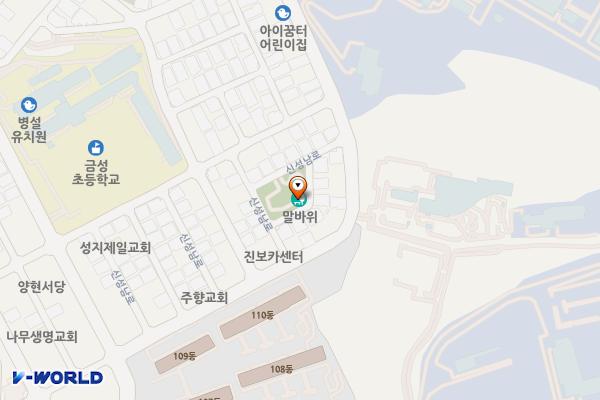 말바위어린이공원 위치 지도 — 대전광역시 유성구 신성남로 91-9 (신성동)