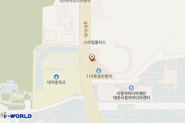 대전유성소방서 1층 위치 지도 — 대전광역시 유성구 대덕대로 516 (도룡동)