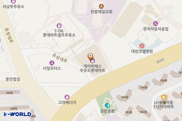 롯데쇼핑㈜ 롯데마트 서대전점 위치 지도 — 대전광역시 유성구 유성대로 26-37(원내동)