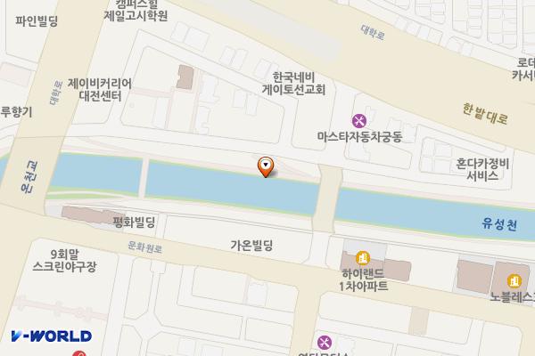유성천 위치 지도 — 대전광역시 유성구 궁동 473