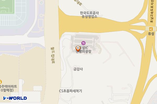 유성IC광장 위치 지도 — 대전광역시 유성구 월드컵대로 31 (장대동)