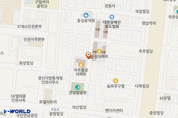 작은성말2길 위치 지도 — 인천광역시 남동구 구월3동 1334