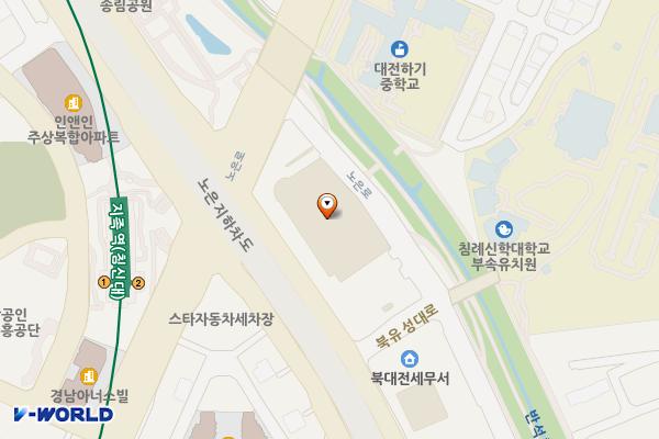 롯데쇼핑(주)롯데마트 노은점 위치 지도 — 대전광역시 유성구 북유성대로 206(하기동)