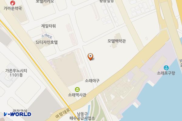 장도로 위치 지도 — 인천광역시 남동구 장도로 75 (논현동)