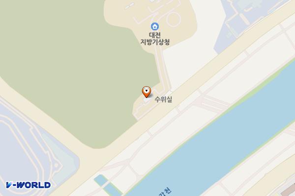 대전지방기상청 2층 위치 지도 — 대전광역시 유성구 대학로 383-1 (구성동)