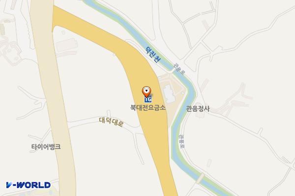 한국도로공사 북대전영업소 위치 지도 — 대전광역시 유성구 호남지선고속도로 51 (화암동)