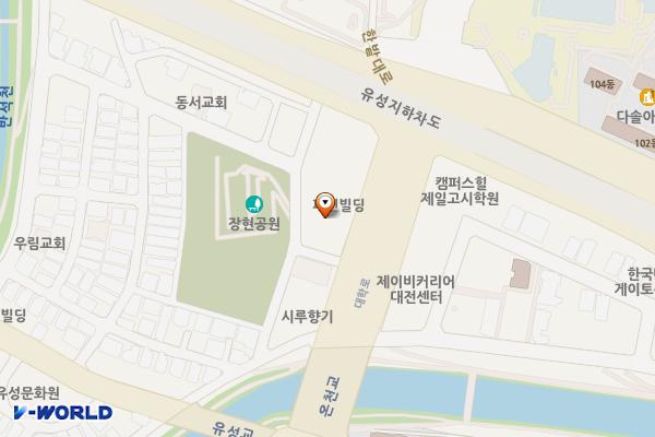 GS충대앞주유소 위치 지도 — 대전광역시 유성구 대학로 85 (궁동)